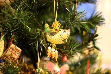 Fish christmas decoration xmas