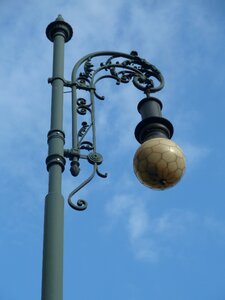 Lamp post air prague photo