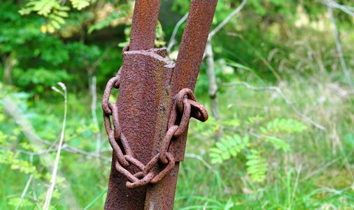 Steel chain photo