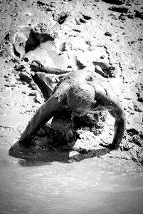 Water human person picking crab