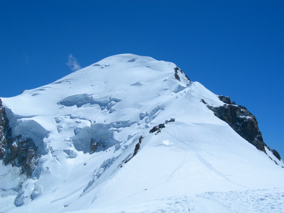 Mont blanc snowy alpine