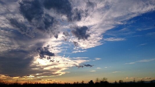 Landscape twilight light