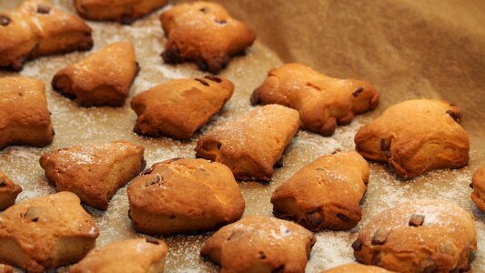 Ingredients pastries christmas cookies