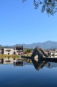 Anhui hongcun village the scenery