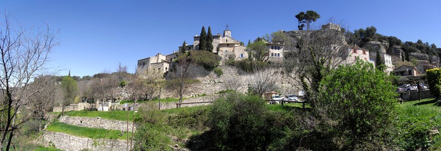 Village beaucet provence landscape