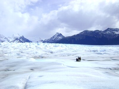 Glacial ice cold photo