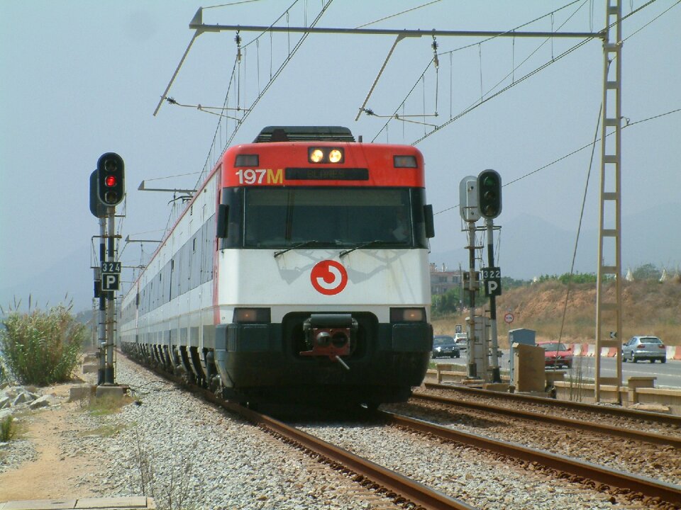Railway line track train track