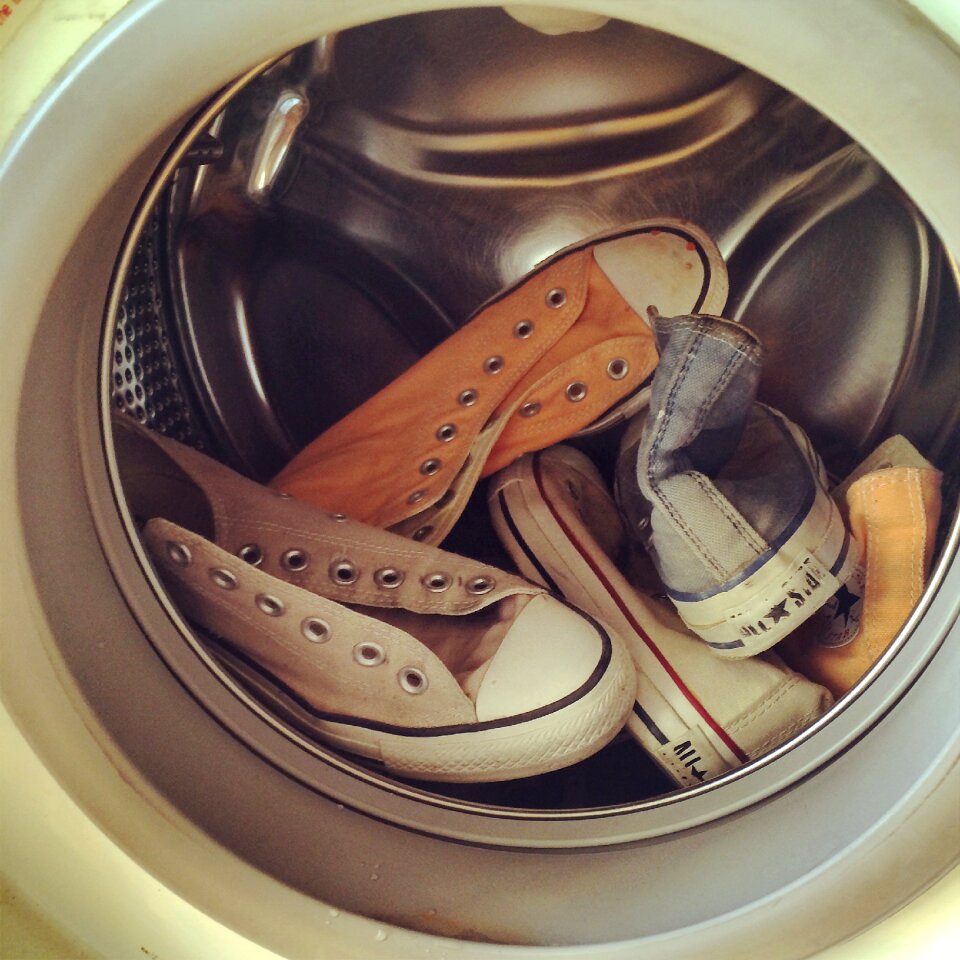 Shoes washing machine white