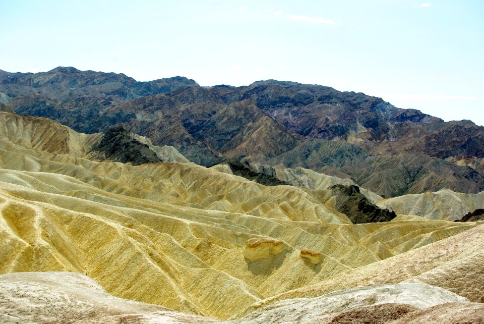 Death valley mountains minerals