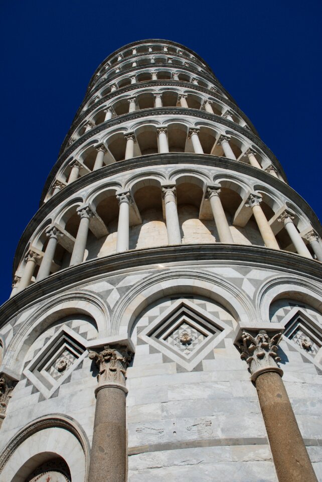 Baptistery tuscany the leaning tower