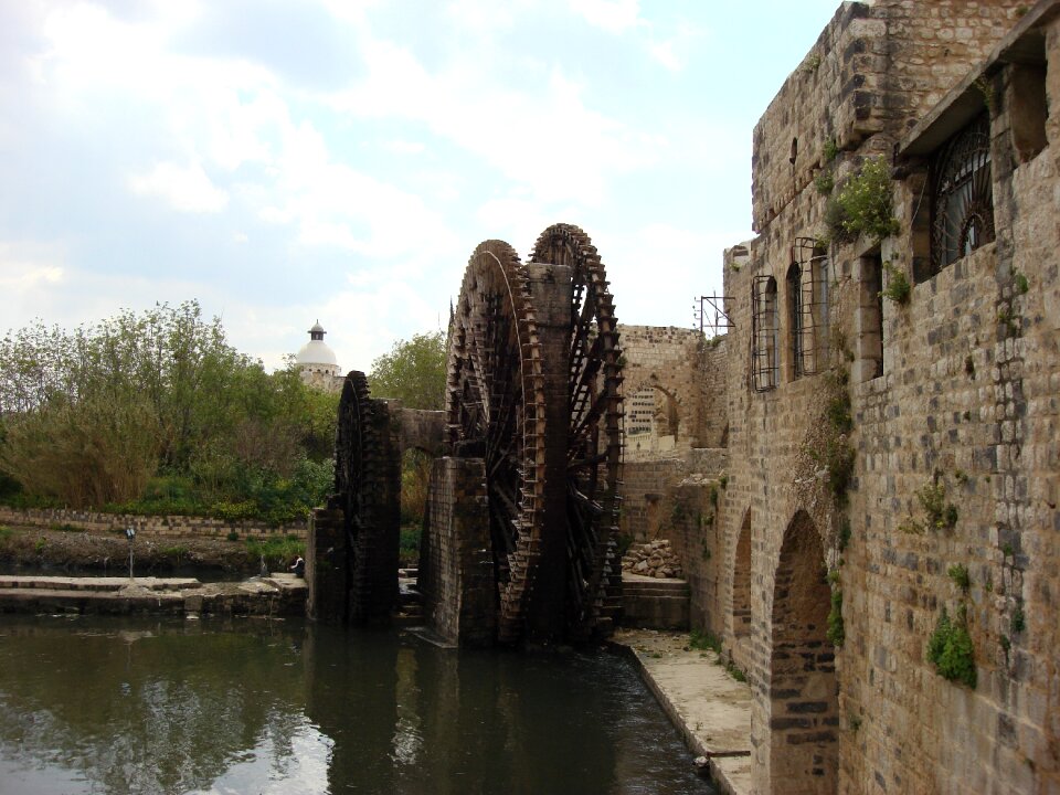 Hama syria waterwheel