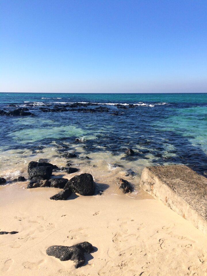 Water sky blue