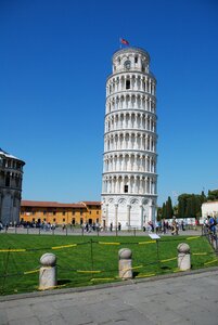 Baptistery tuscany the leaning tower