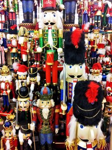 Colorful figures merry christmas