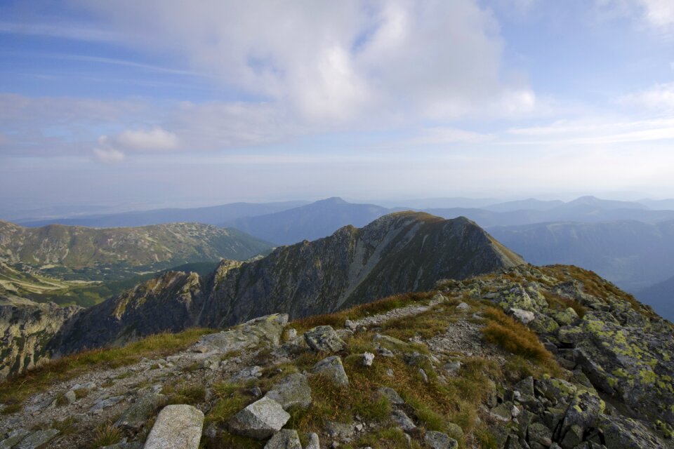 Nature mountains view photo