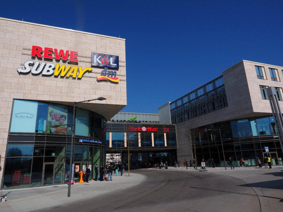 Mall shopping center retail stores