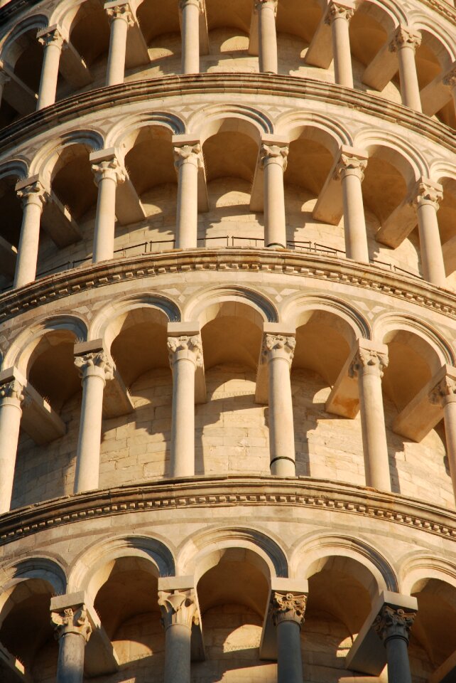 Baptistery tuscany the leaning tower
