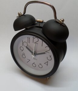 Alarm clock time clock hands photo