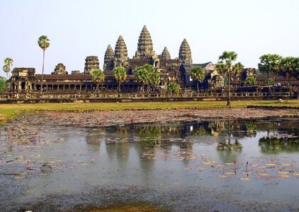 Temple angkor wat refelets