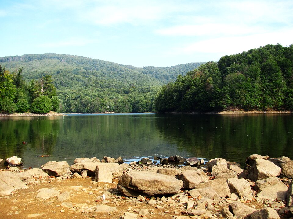 Nature landscape lagoon