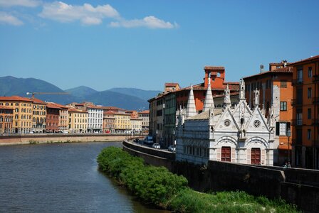 Baptistery tuscany the leaning tower