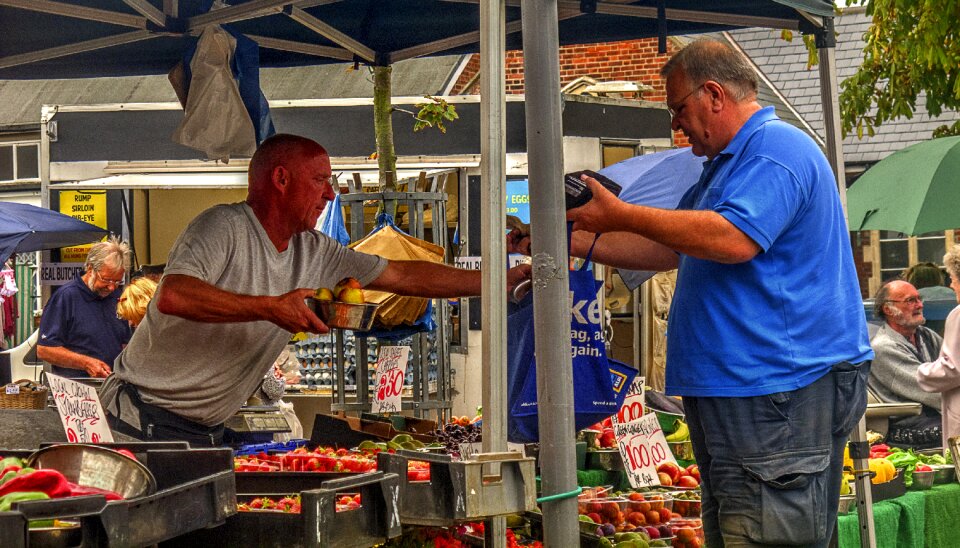 Fruits and vegetables shopping walton on the naze photo