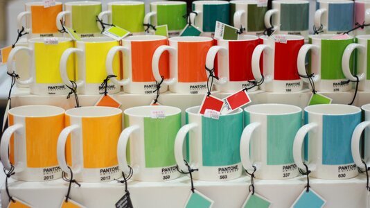 Color mug pantone photo