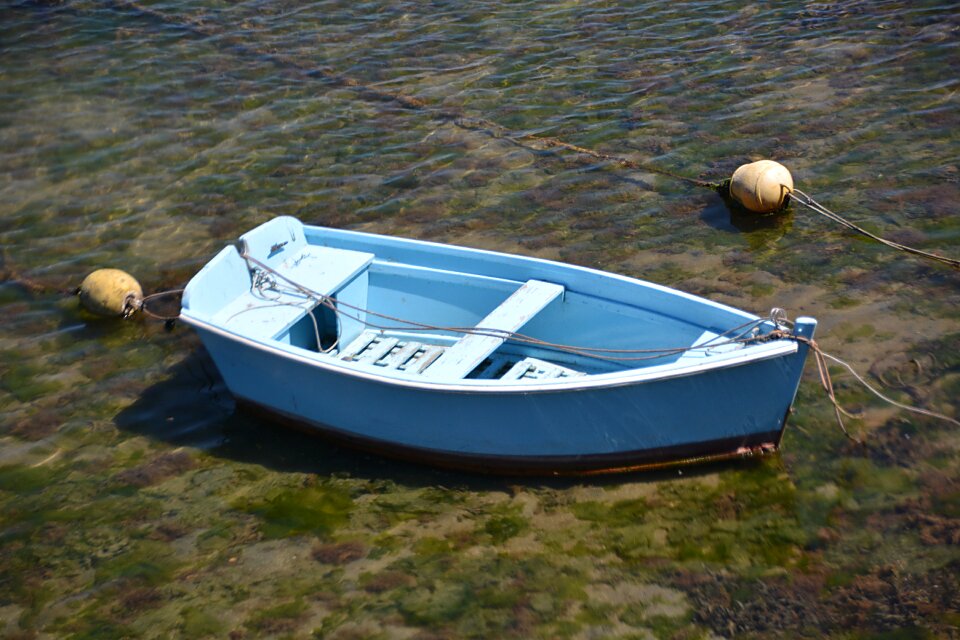 Wooden boat fishermen fishing