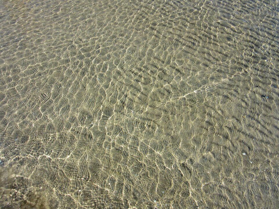Shallow clear reflection