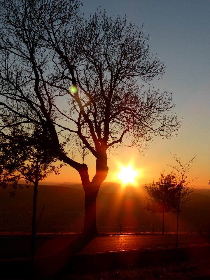 Sun romance clouds photo