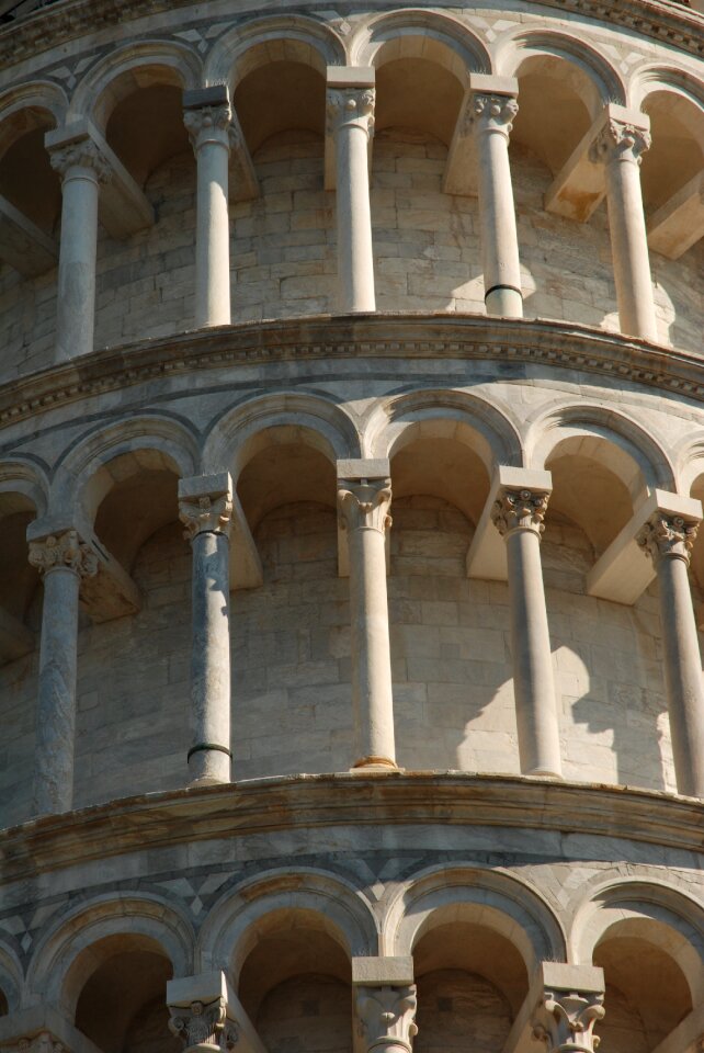 Baptistery tuscany the leaning tower