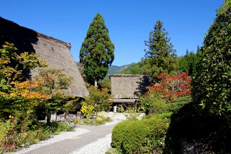 Gero city japan hot springs gassho village photo