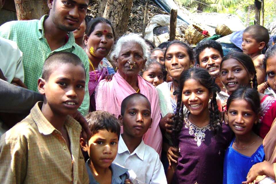 Grandmother children happiness