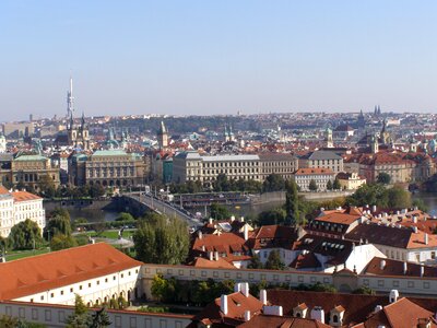 Prague panorama city