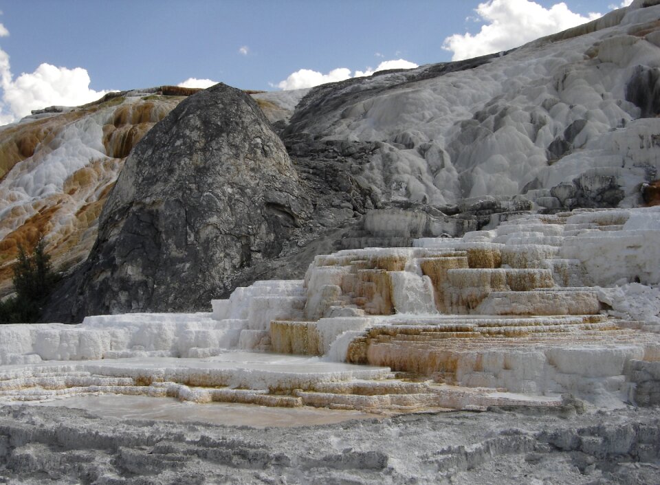 Yellowstone mammoth hot springs wyoming