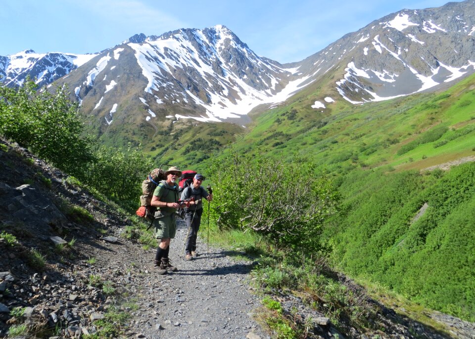 Hike wilderness mountain
