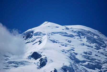 Chamonix mountains snow