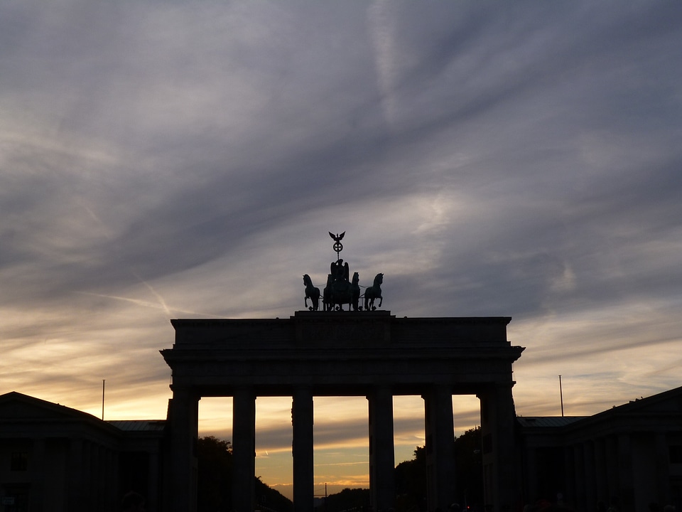Brandenburg gate building landmark