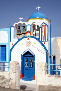 Island church blue