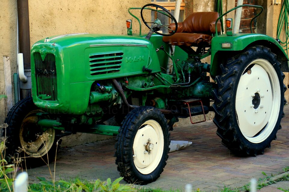 Farm commercial vehicle green