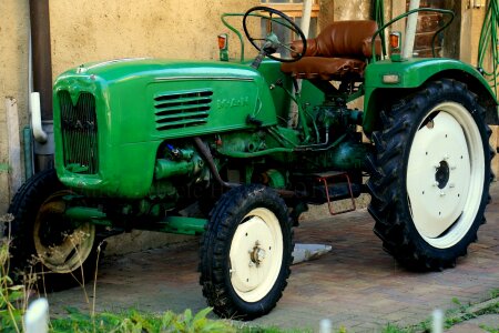 Farm commercial vehicle green