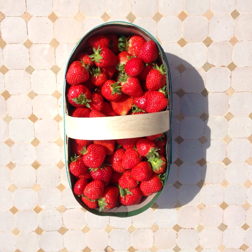 Summer fruit basket