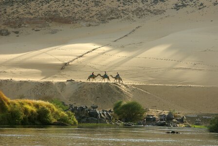 Nile sand drought