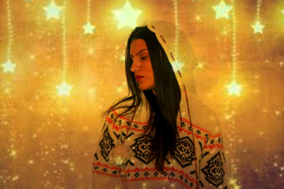 Fashion christmas hood