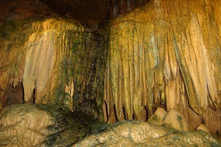 Cave under the ground limestone