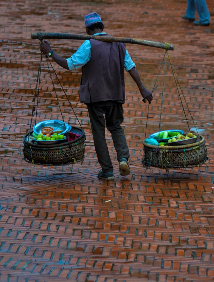 Durbar square traditional street
