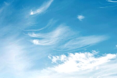 Serene blue sky day