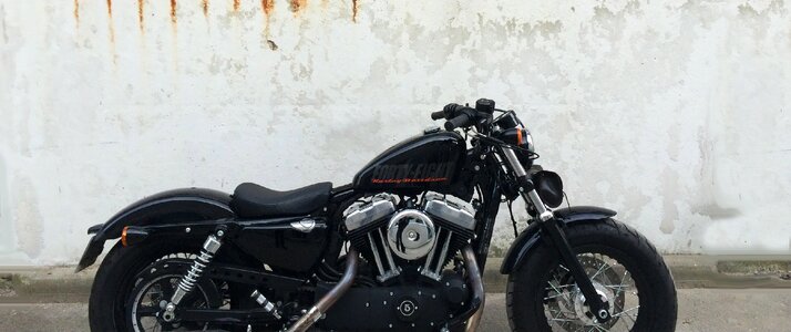 Motorcycle harley davidson bobber
