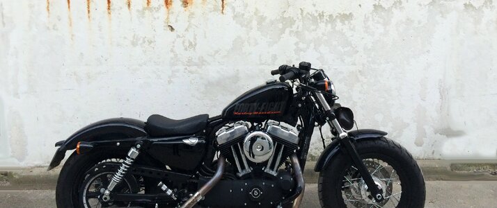 Motorcycle harley davidson bobber photo