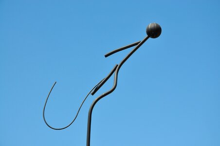 Statue himmel blue